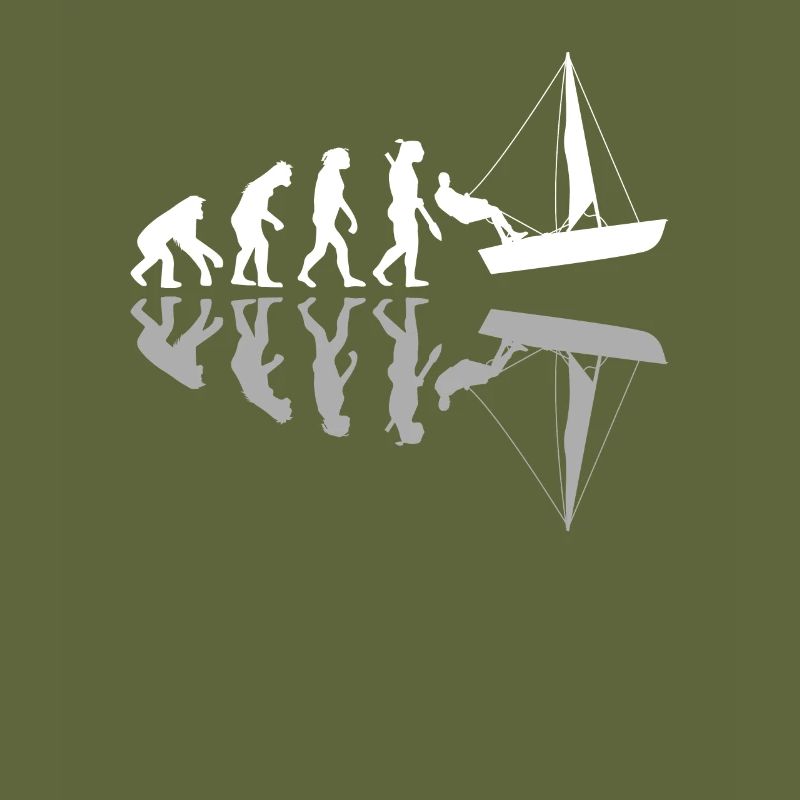 Sailing Human Evolution Sailboat Sailor Sail