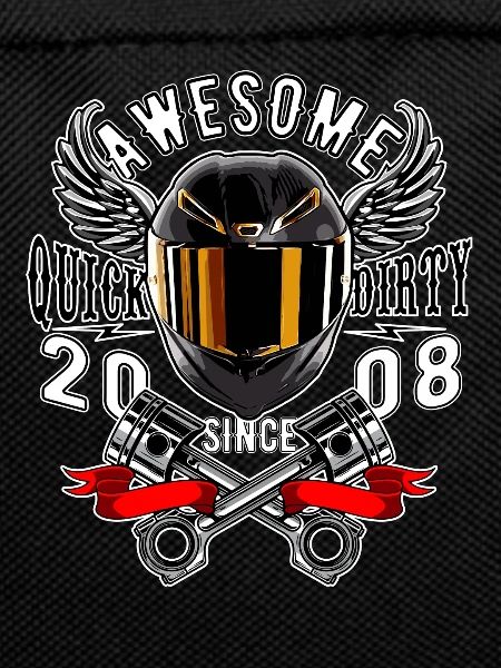 Awesome since 2008, biker's birthday