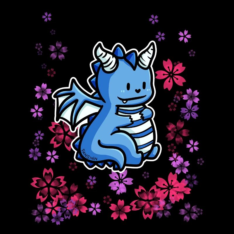 Pré de fleurs d’enfant dragon