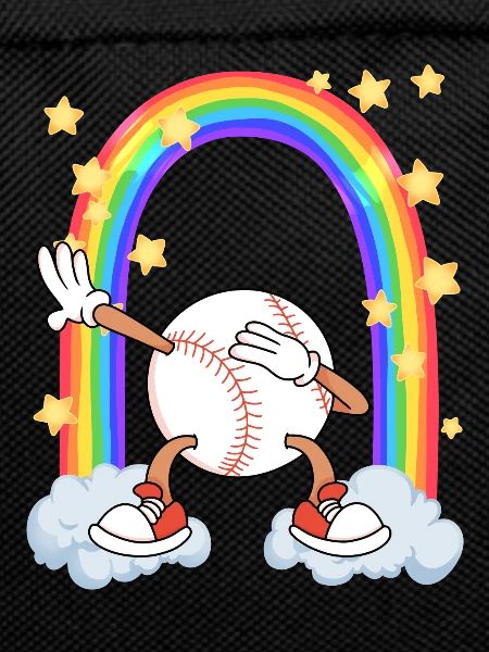 Baseball LGBTQ Softball Rainbow Dabbing