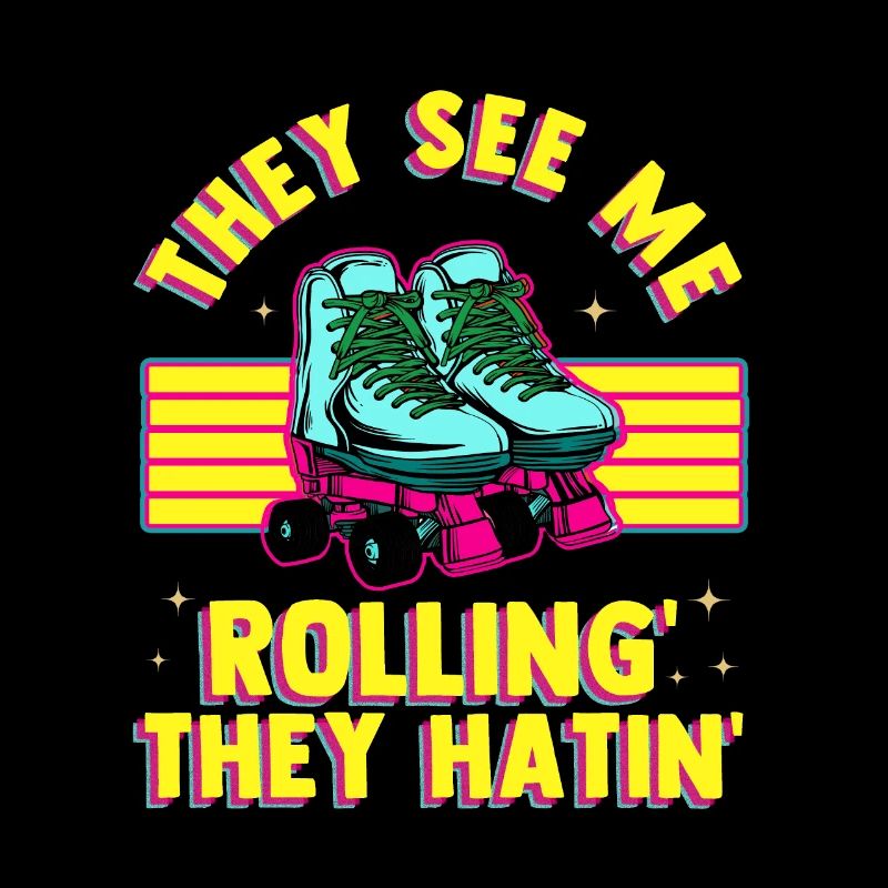 Inline Skate Cadeau Rollskates Roller 70s