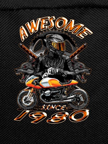 Awesome since 1980, biker's birthday