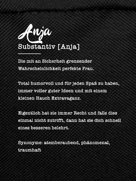 Anja Substantiv Namensbedeutung Herkunft