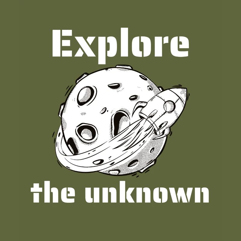 Explore The Unknown Retro Outer Space Designs