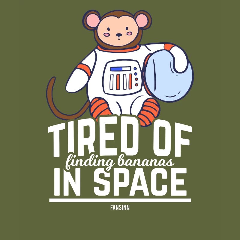 Monkey Moon Universe Space Astronaut