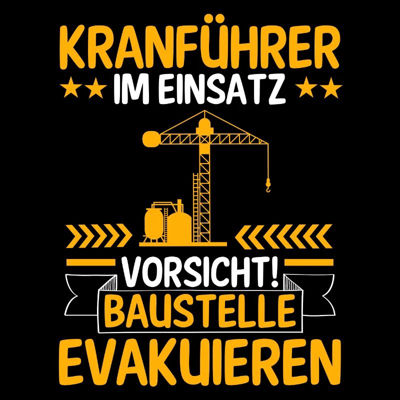 Kranführer Im Einsatz Kranfahrer Baustelle