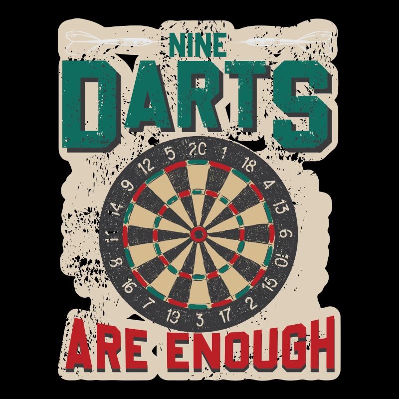 Dart & Bier Lustiger Darts Spruch