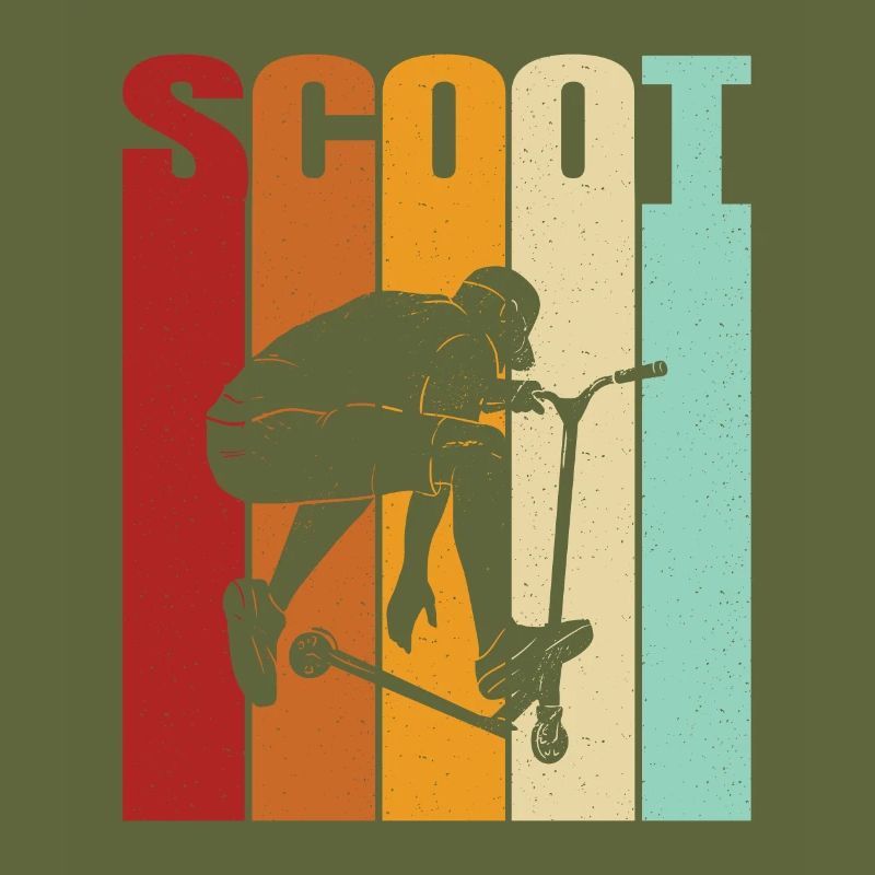 Scooter Roller Tretroller Geschenk