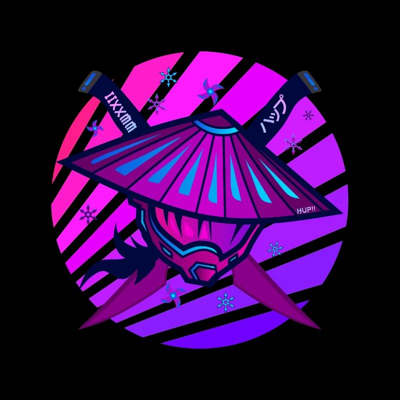 Samurai Monster Schwert violet