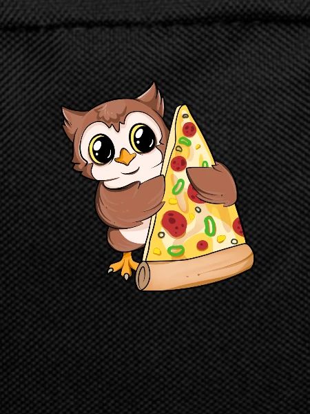 Pizza lovers - owl loves pizza