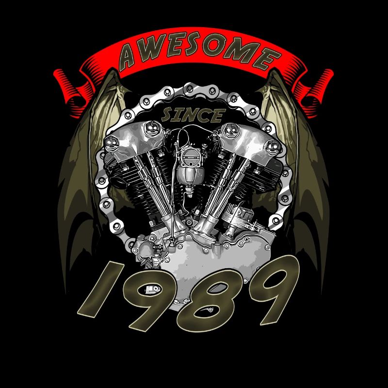 Awesome since 1989, Biker Geburtstag