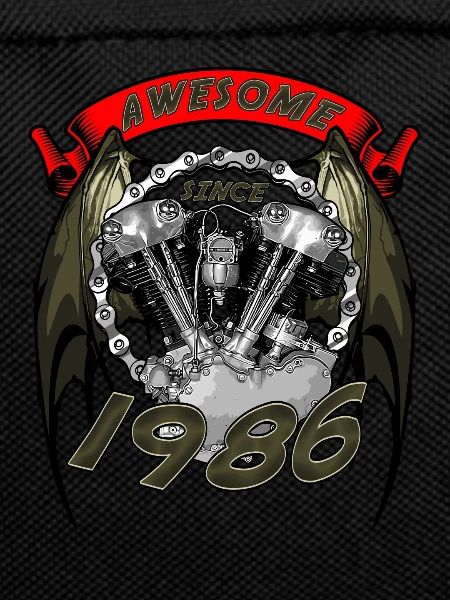 Awesome since 1986, biker's birthday