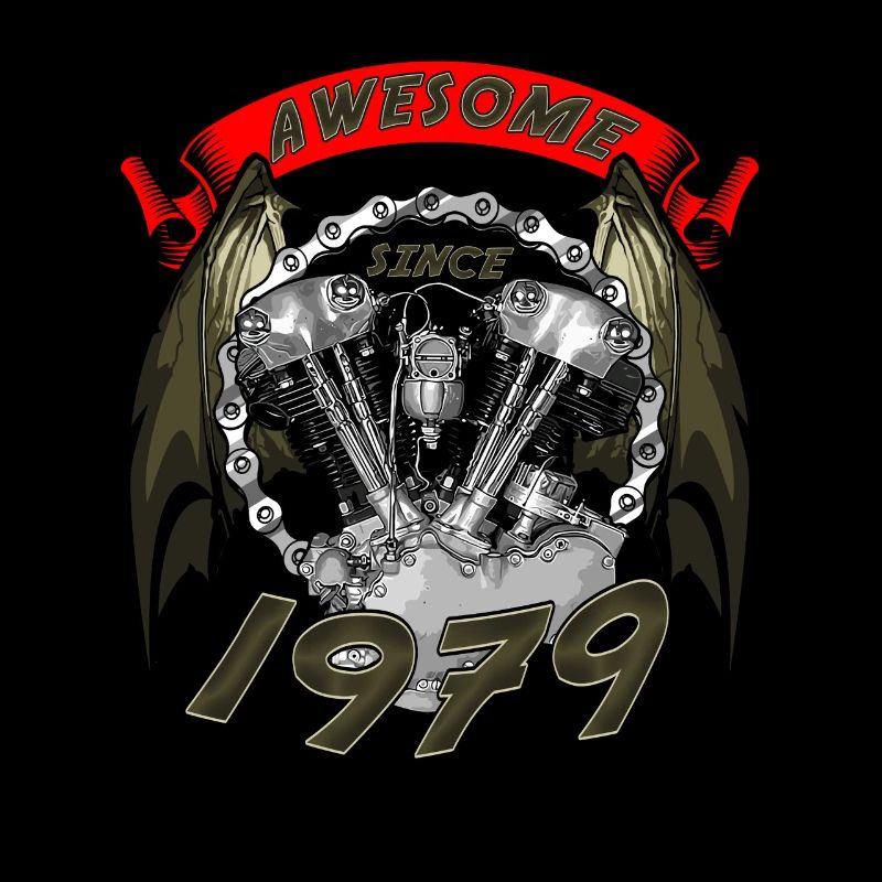 Awesome since 1979, Biker Geburtstag