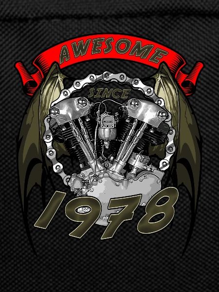 Awesome since 1978, biker's birthday