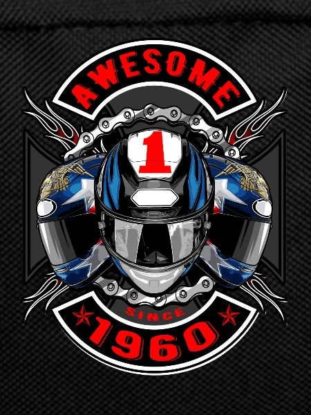 Awesome since 1960, biker's birthday