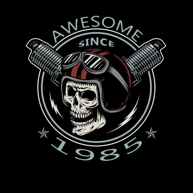 Awesome since 1985, Biker Geburtstag