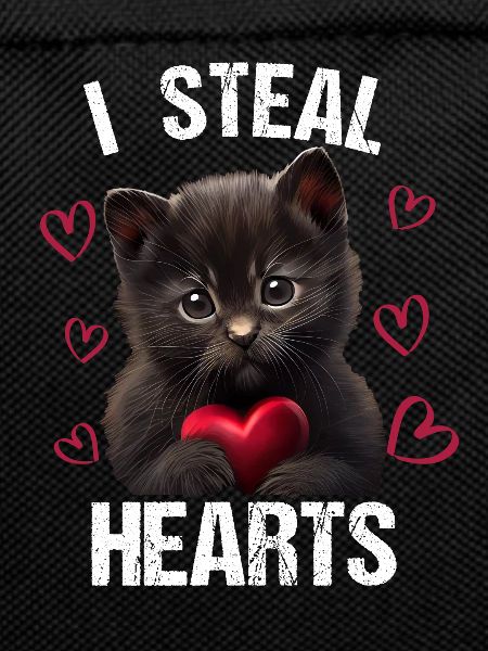 I steal hearts cat