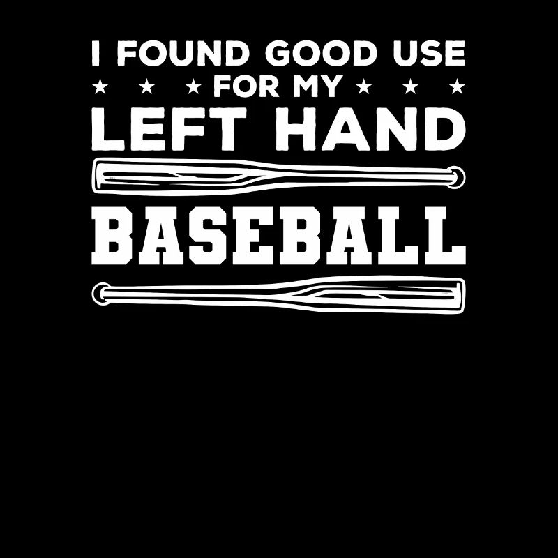 J’ai trouvé une bonne utilisation pour mon gaucher de baseball gauche