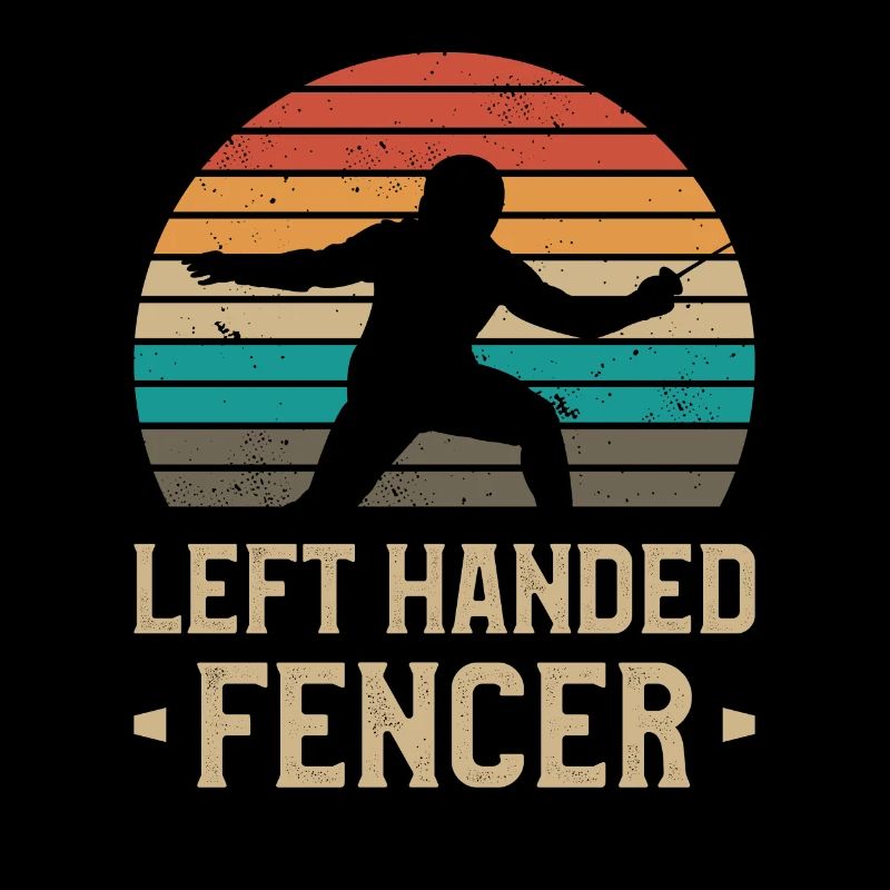 Linkshänder Fechter Linksfechter Fechter