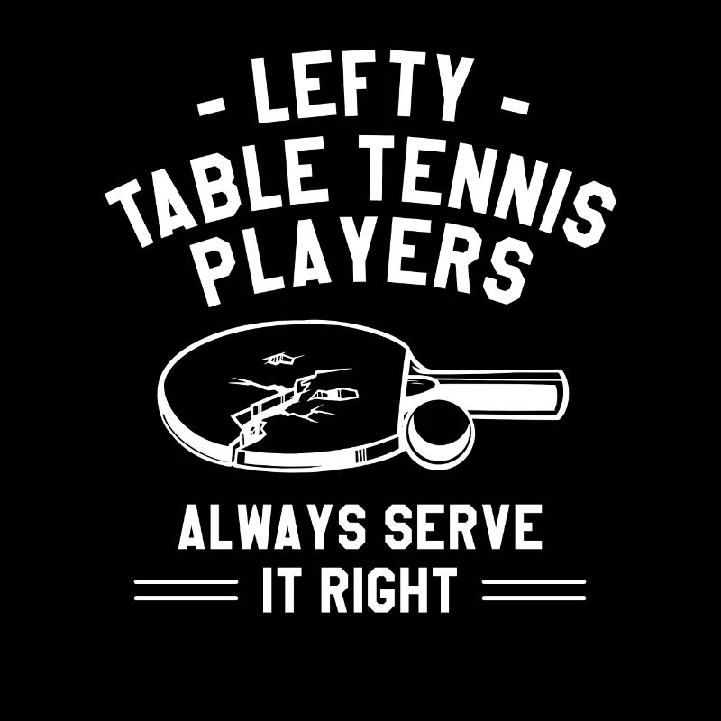 Lefty Table Tennis Players Always Serve It Right