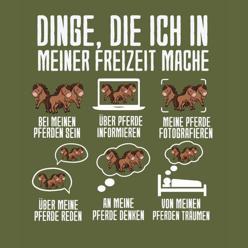 Dinge Die Ich In Meiner Freizeit Mache Pferde