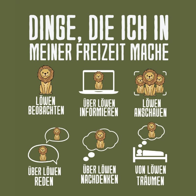 Dinge Die Ich In Meiner Freizeit Mache Löwen