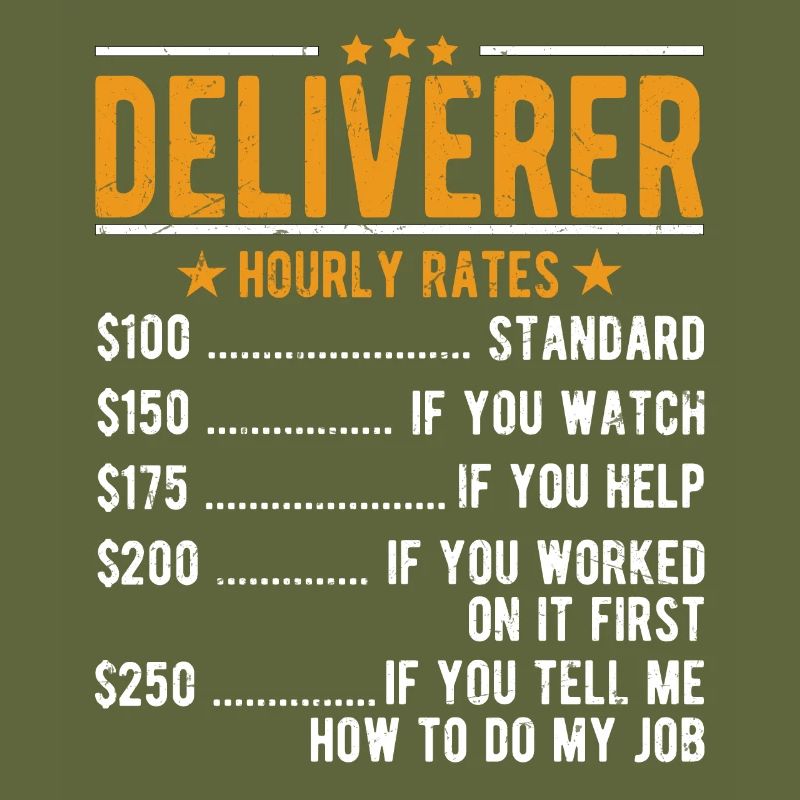 Deliverer hourly wage