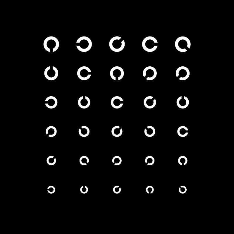 Sehtest Landoltring | Optiker Brillenträger