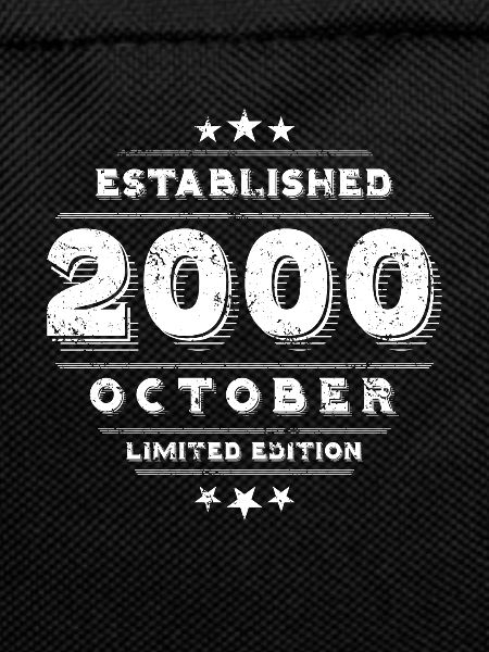 Birthday in October 2000 - October