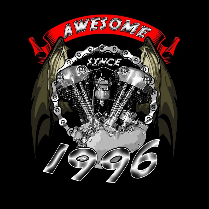 Awesome since 1996, biker's birthday