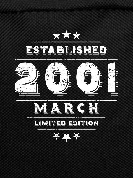 Birthday in March 2001 - March