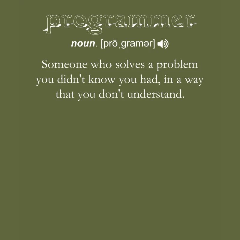 Programmer Funny Definition Coding Humor Computer