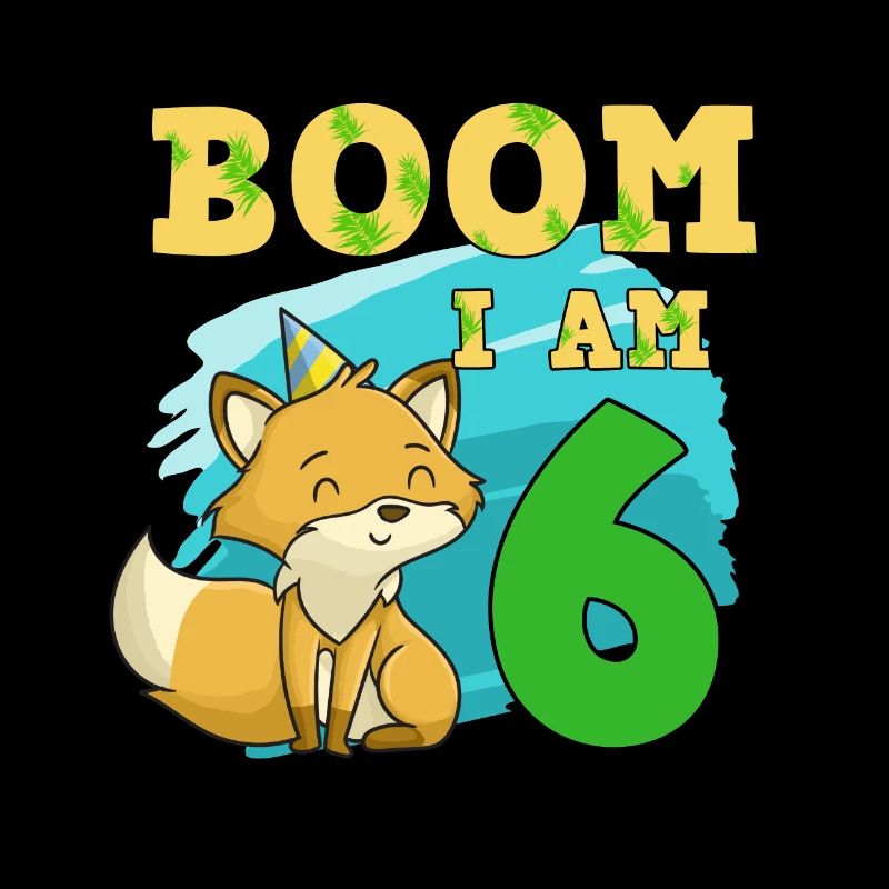 6th birthday fox
