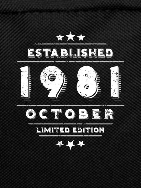 Birthday in October 1981 - October