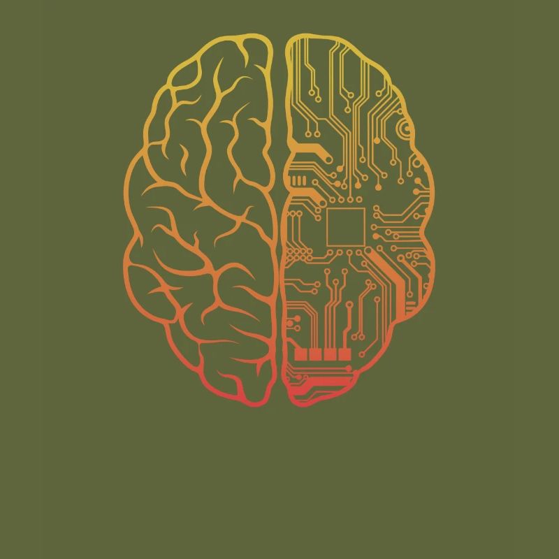 Programmierer HTML - Entwickler Programmierung Brain Cool