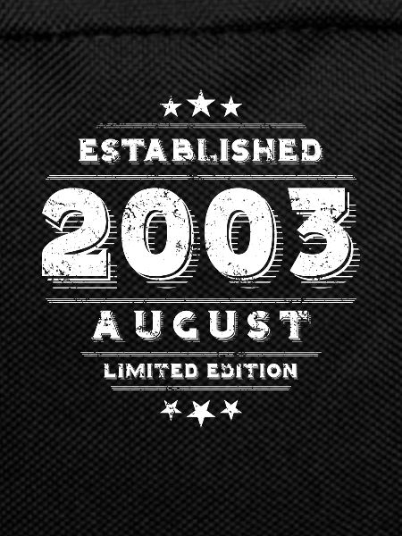 Birthday in August 2003 - August