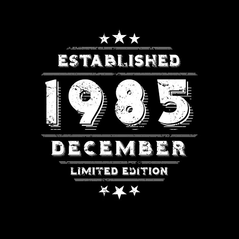 Anniversaire en décembre 1985 - décembre