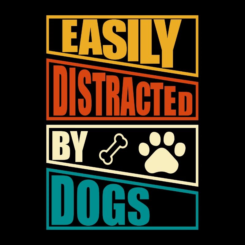 easily distracted by dogs