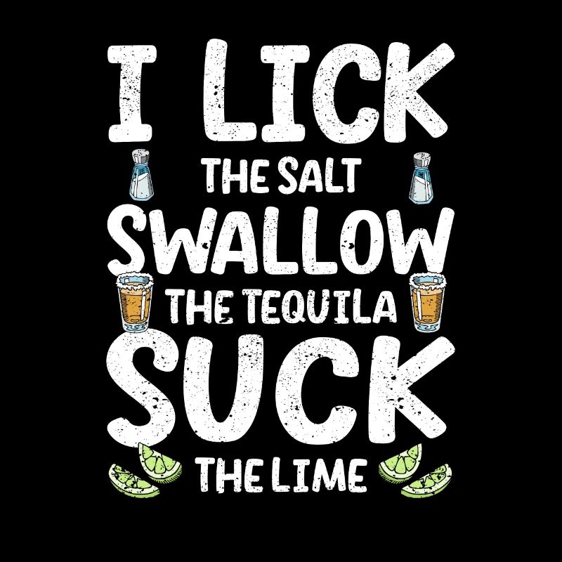 Je lèche sel avaler tequila sucer citron vert