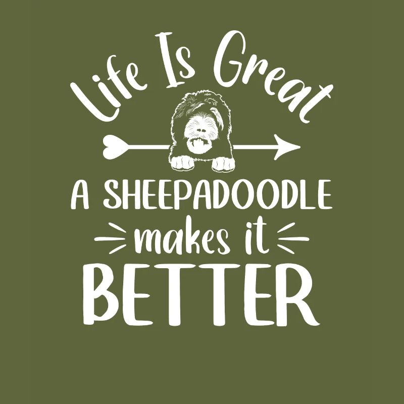 Sheepadoodle Doodle Hund