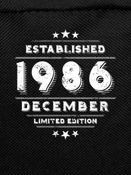 Birthday in December 1986 - December