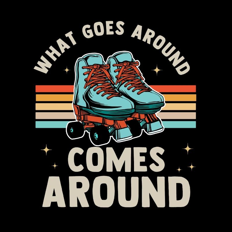 Inline Skate Cadeau Rollskates Roller 70s