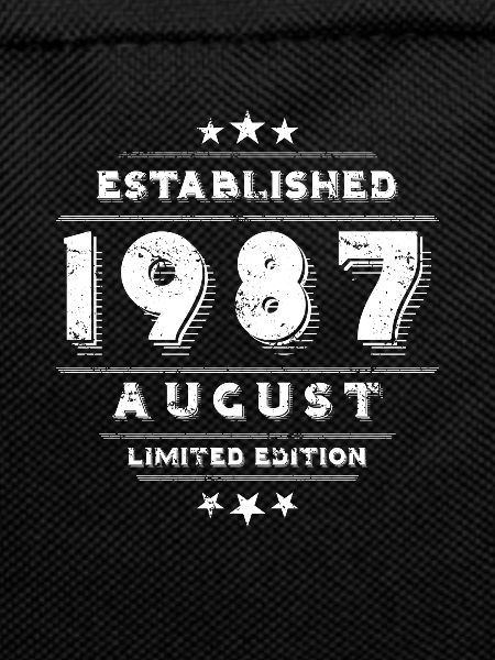 Birthday in August 1987 - August