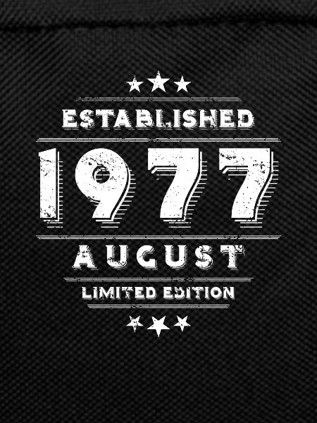 Birthday in August 1977 - August