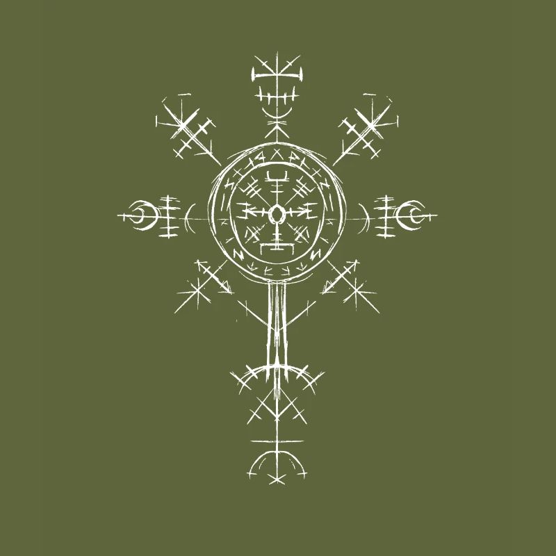 Celtic Vikinger Vegvisir compas Vikings
