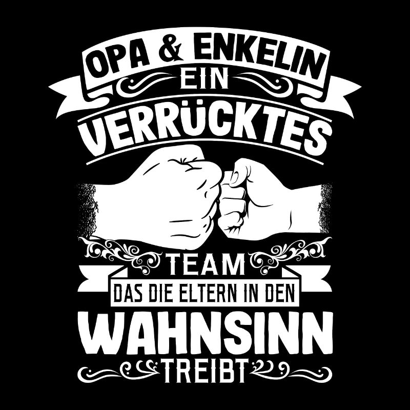 Opa und Enkelin Partnerlook Spruch Geschenk