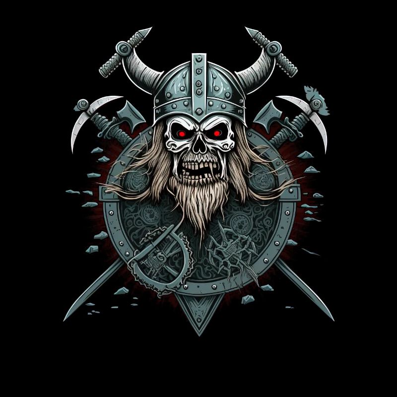 Walhalla Wikinger-Skelett