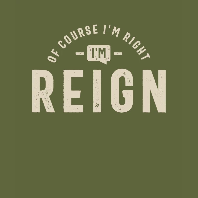 Reign Personalized Name