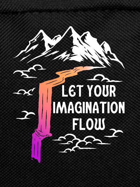 Space River Mountain Imagination