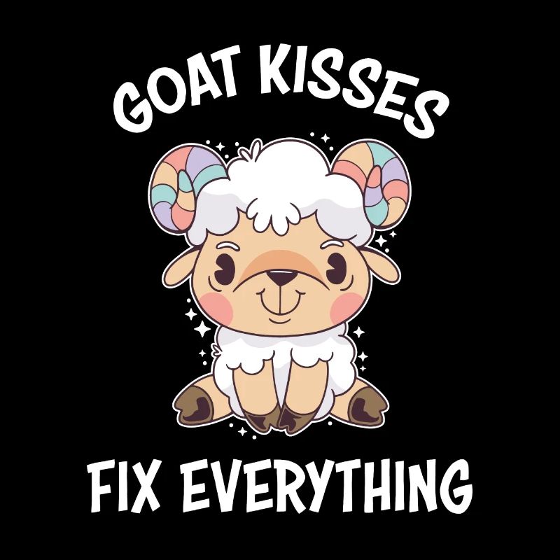 Spreading Love Laughter Goat Kisses Fix Everything